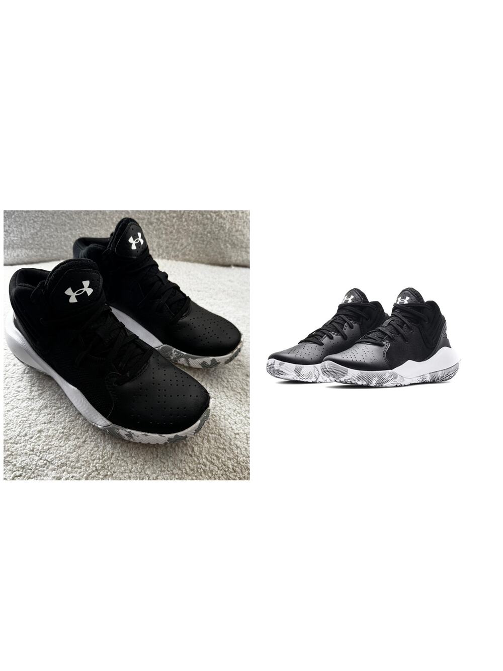 Under Armour Jet Sneaker in Black White